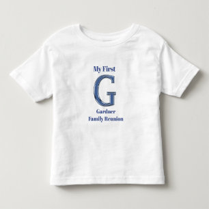 Wiedersehen Nachname Buchstabe G der ersten-Famili Kleinkind T-shirt