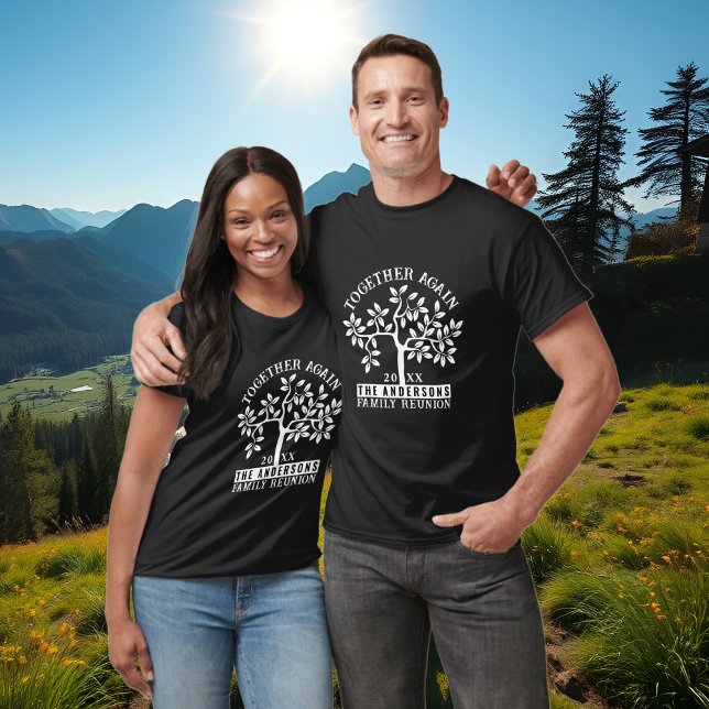 Wiedersehen, Name und Datum der Familie T-Shirt (Von Creator hochgeladen)