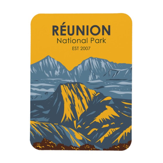 Wiedersehen National Park Vintag Magnet (Vertikal)