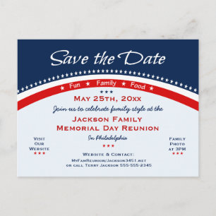 Wiedersehen, Party, Save the Date Ankündigungspostkarte