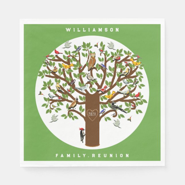 Wiedersehen-Party Serviette (Vorderseite)