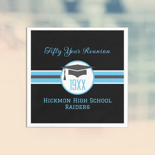 Wiedersehen-Party-Servietten der 50. Klasse Serviette