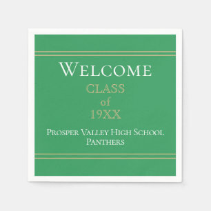Wiedersehen-Partys-Servietten der Welcome Class Serviette