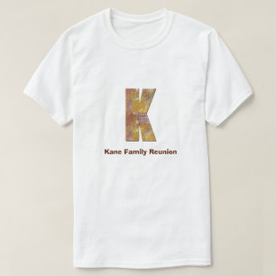 Wiedersehen Patchwork-Länderbrief K Monogramm T-Shirt