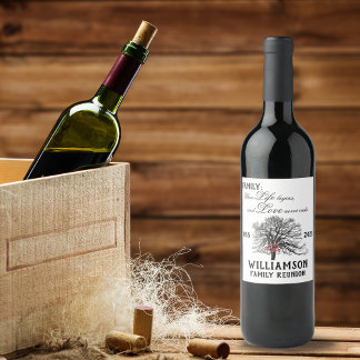 Wiedersehen - Pflege des Lebensursprungs Weinetikett