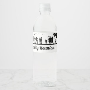 Wiedersehen Picnic Party Wasserflaschen Labels
