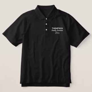 Wiedersehen-Polo-Shirts mit individueller Embromie