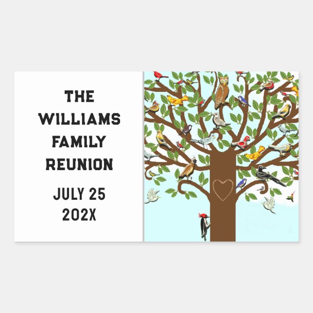 Wiedersehen Rechteckiger Aufkleber (Vorderseite)
