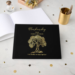 Wiedersehen Registry Gold Artwork Tree Gästebuch