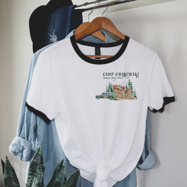 Wiedersehen Road Trip Camp für benutzerdefinierte  T-Shirt (Von Creator hochgeladen)
