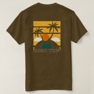 Wiedersehen Road Trip für die Back- und Front-Fami T-Shirt