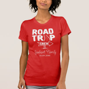 Wiedersehen Road-Trip-Urlaub für Familien-Matching T-Shirt