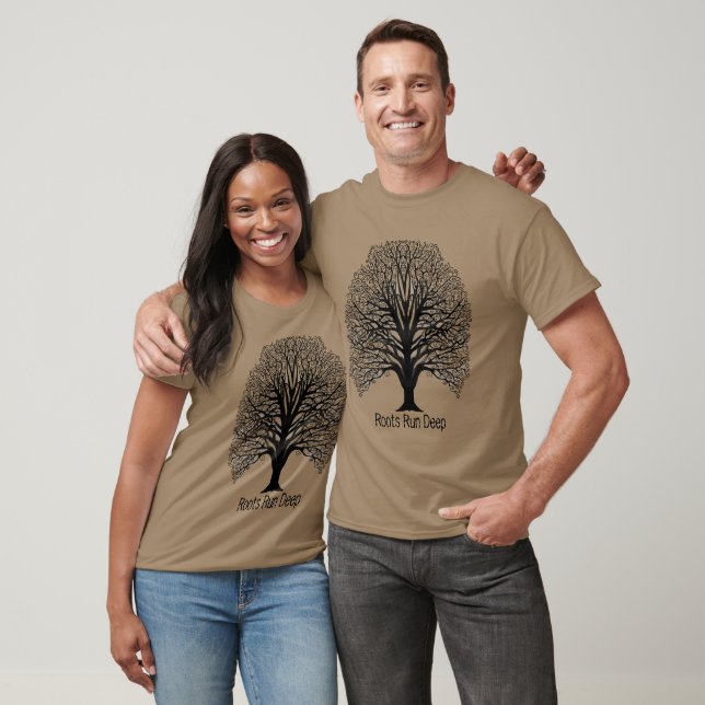 Wiedersehen Roots laufen tief. T-Shirt (Unisex)