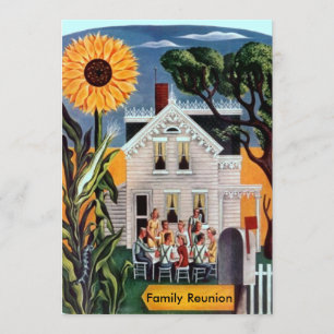 Wiedersehen Rural Sunflower Porch Einladung