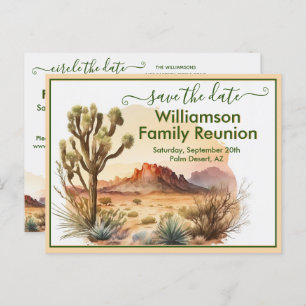 Wiedersehen Save the Date Südwestlicher QR-Code Ankündigungspostkarte