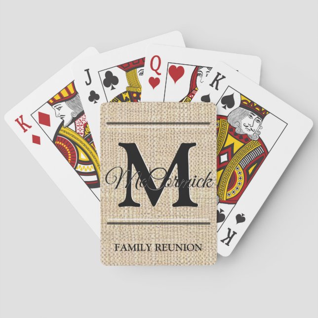 Wiedersehen-Spielkarten der Familie Spielkarten (Rückseite)