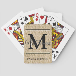 Wiedersehen-Spielkarten der Familie Spielkarten