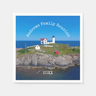Wiedersehen Summer Maine Nubble Light Serviette
