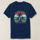 Wiedersehen Summer Sunset Beach Palm Tree T-Shirt (Design vorne)