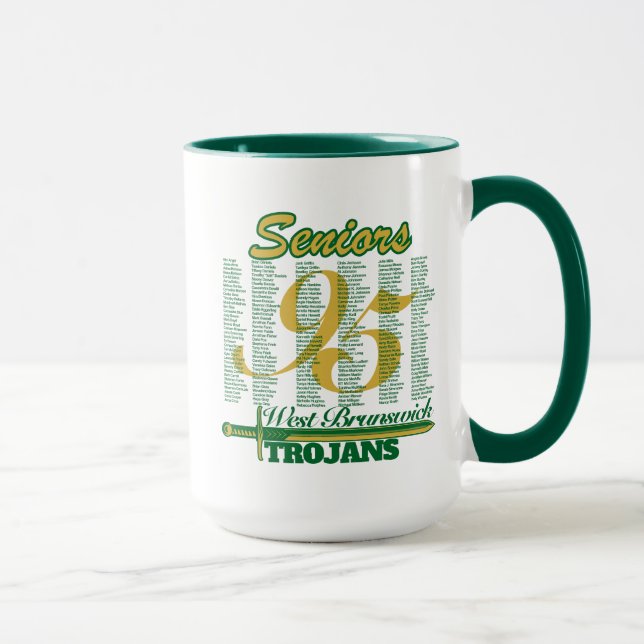 Wiedersehen-Tasse der personalisierten Klasse Tasse (Rechts)