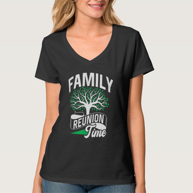 Wiedersehen Time Families Ansammlung Meeting T-Shirt (Vorderseite)