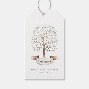 Wiedersehen-Tree für die ganze Familie Geschenkanhänger