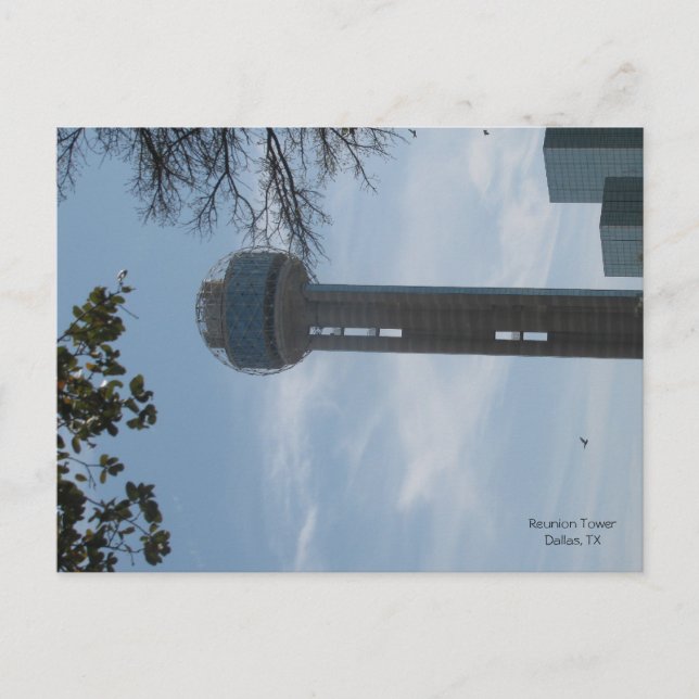 Wiedersehen-Turm Dallas, TX Postkarte (Vorderseite)