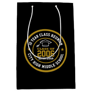 Wiedersehen Uni-Abschluss Jahr der High School Mittlere Geschenktüte