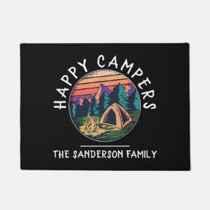 Wiedersehen Vacation RVing Familienname Camping Tr Fußmatte