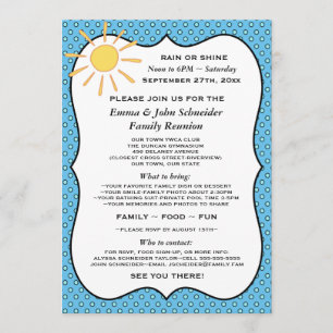 Wiedersehen, Veranstaltung oder Party Einladung