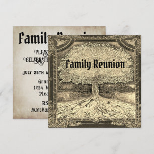 Wiedersehen Vintag Look Einladung