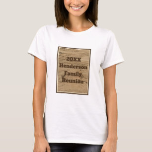 Wiedersehen Wearable Keepake Rustikale Braun T-Shirt