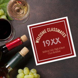 Wiedersehen-Zeit! Custom Class Wiedersehen Napkins Serviette