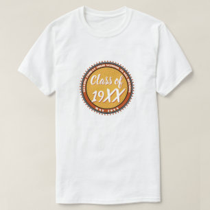 Wiedersehen zum Retro-Name Datum Klasse-Stapel T-Shirt