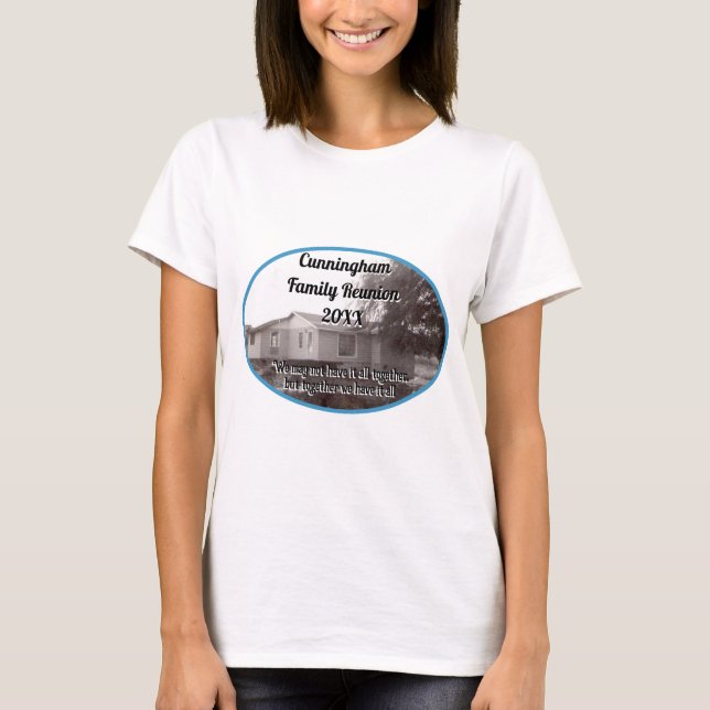 Wiedersehen zusammen haben wir alles Zuhause-Foto T-Shirt (Vorderseite)