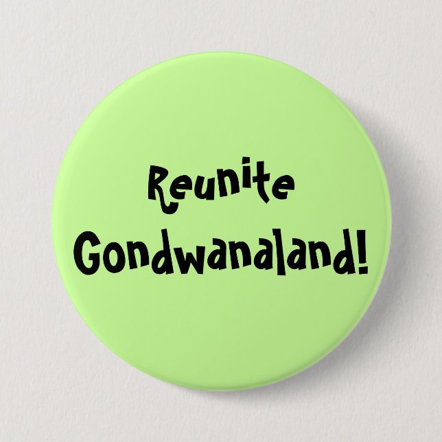 Wiedervereinigen Sie sich Gondwanaland 1 Knopf Button (Vorderseite)