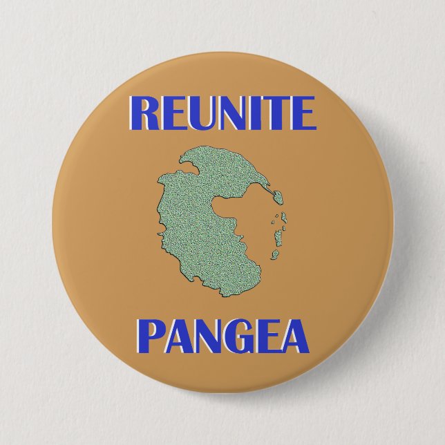 wiedervereinigen Sie sich Pangea Button (Vorderseite)