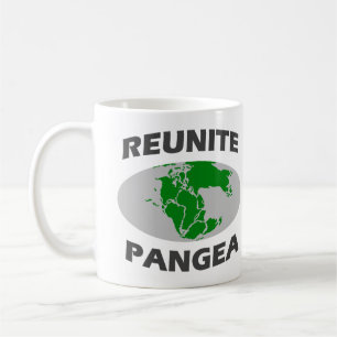 Wiedervereinigen Sie sich Pangea Kaffeetasse