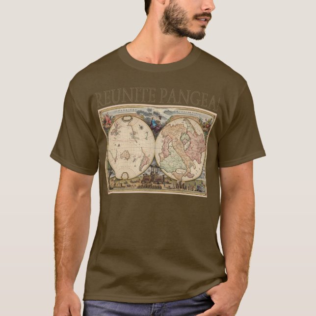 Wiedervereinigen Sie sich Pangea! T-Shirt (Vorderseite)