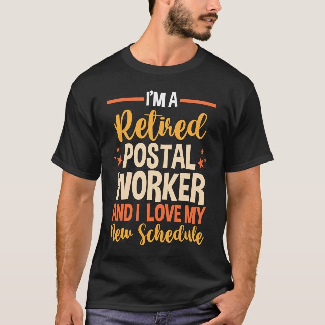 Wiederverkäufer von Postdiensten und ich Liebe mei T-Shirt (Vorderseite)
