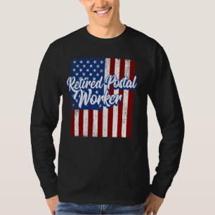 Wiederverkäuflicher Postdienst Mailman Retirement T-Shirt