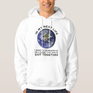 Wiederverkörperung auf einem Planeten, der seinen Hoodie