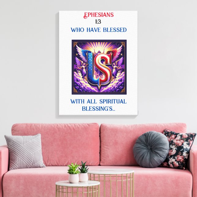 Wiederverwendbare Einkaufstasche Leinwanddruck (Insitu (Wohnzimmer))
