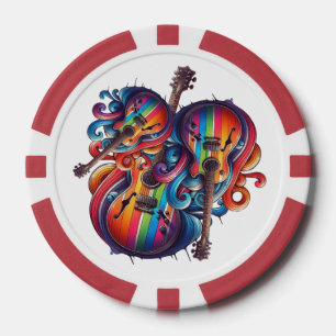 Wiederverwendbare Einkaufstasche Pokerchips