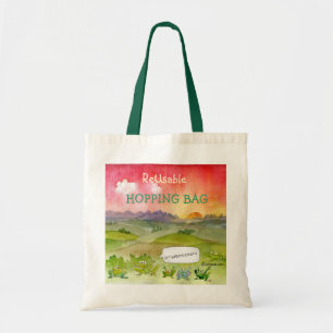 Wiederverwendbare Hopfen-Taschen-Tasche Tragetasche