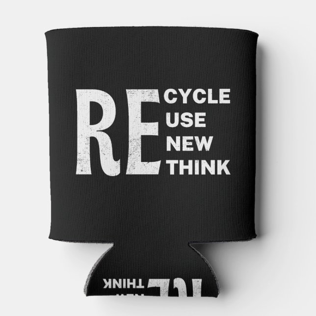 Wiederverwendbare Lebensmitteltasche Dosenkühler (Rückseite)