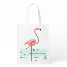 Wiederverwendbare Tasche des Flamingos