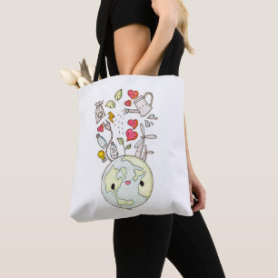 Wiederverwendbare Taschentasche des Veilchens Tasche