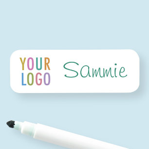 Wiederverwendbare trockene Löschen Name Tag Sicher Namensschild