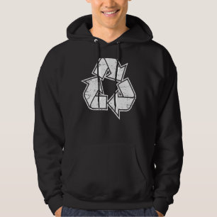 Wiederverwendung reduzieren Gerecycelt Signieren R Hoodie